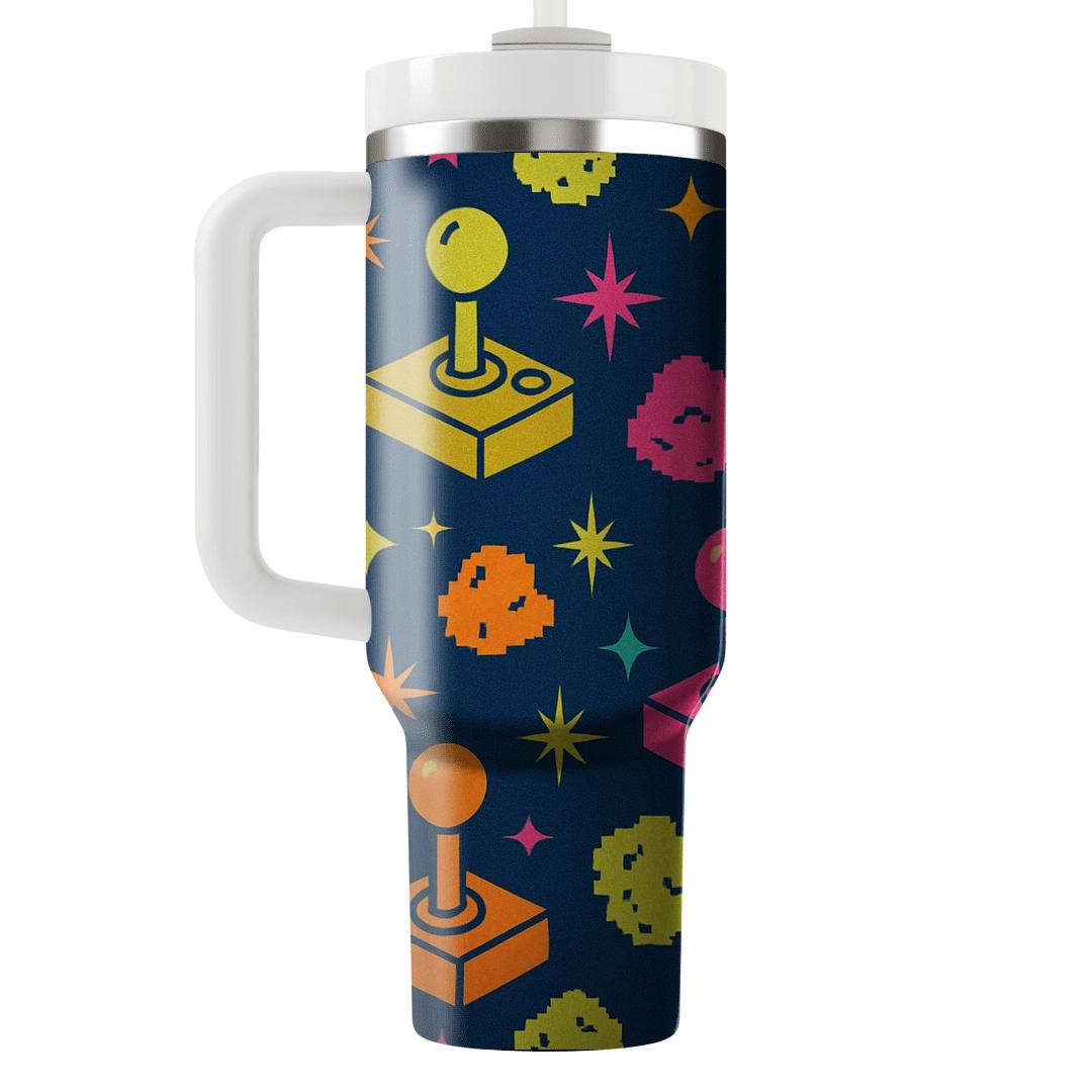 Arcade Asteroid Parade unique tumblers