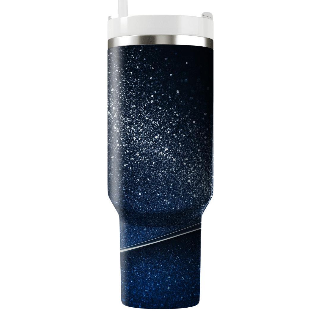Sapphire Sequin Horizon tumbler cups