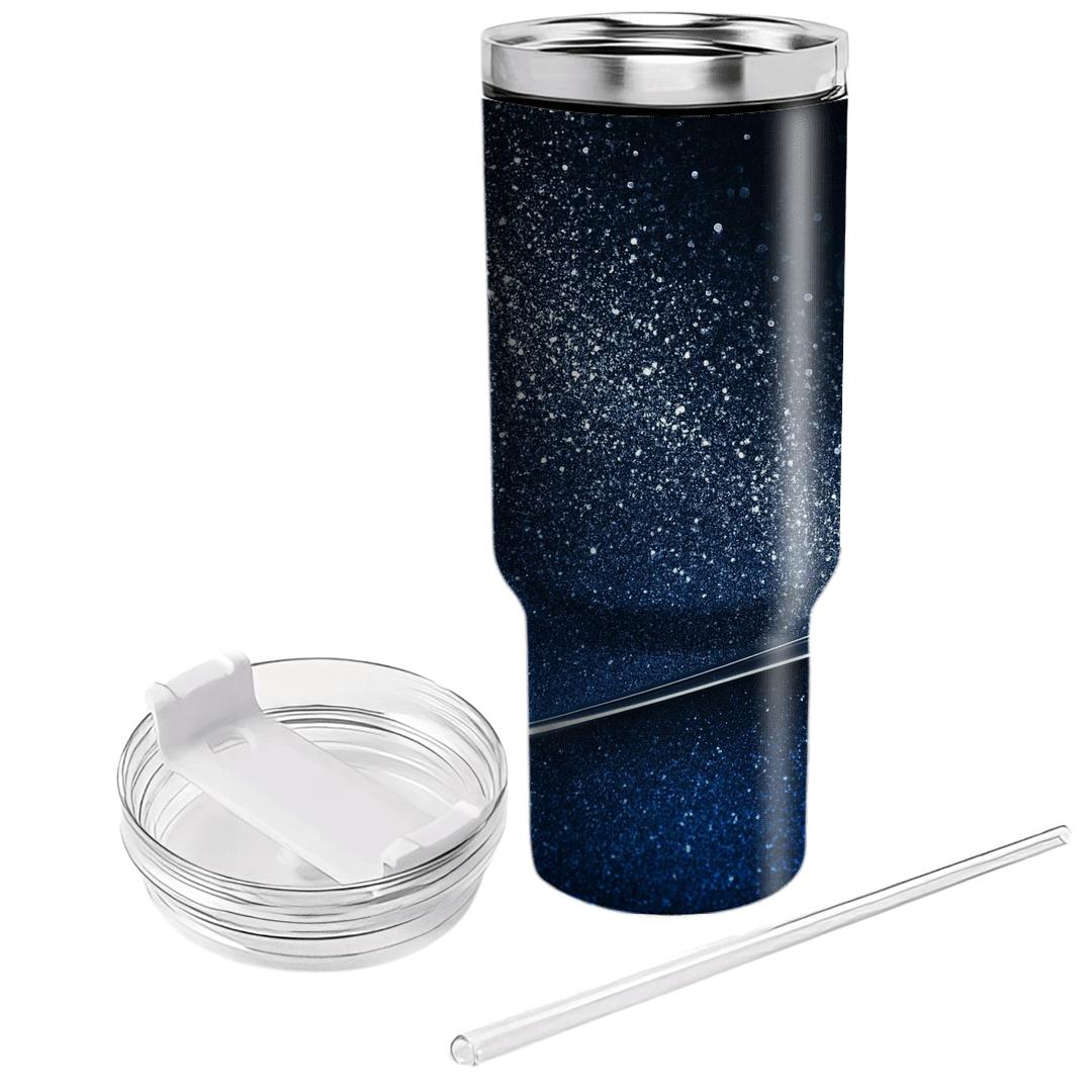 Sapphire Sequin Horizon tumbler cups