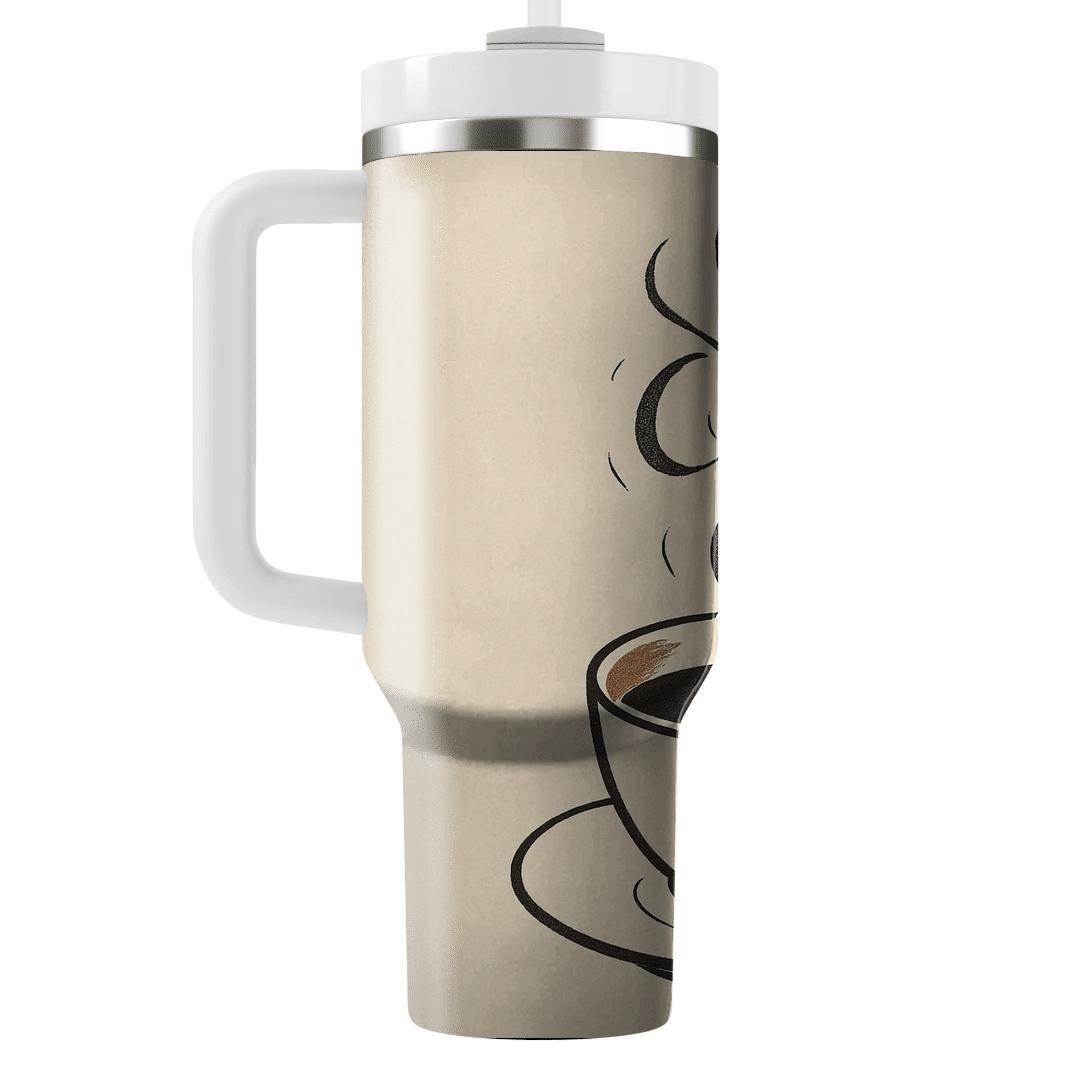 Kinetic Steam Calligraphy tumblers for gifts