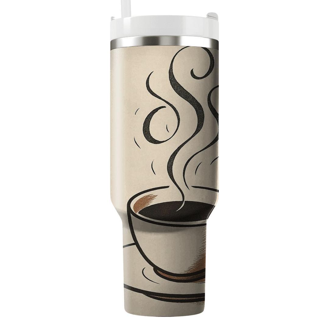 Kinetic Steam Calligraphy tumblers for gifts