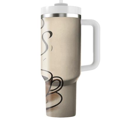 Kinetic Steam Calligraphy tumblers for gifts