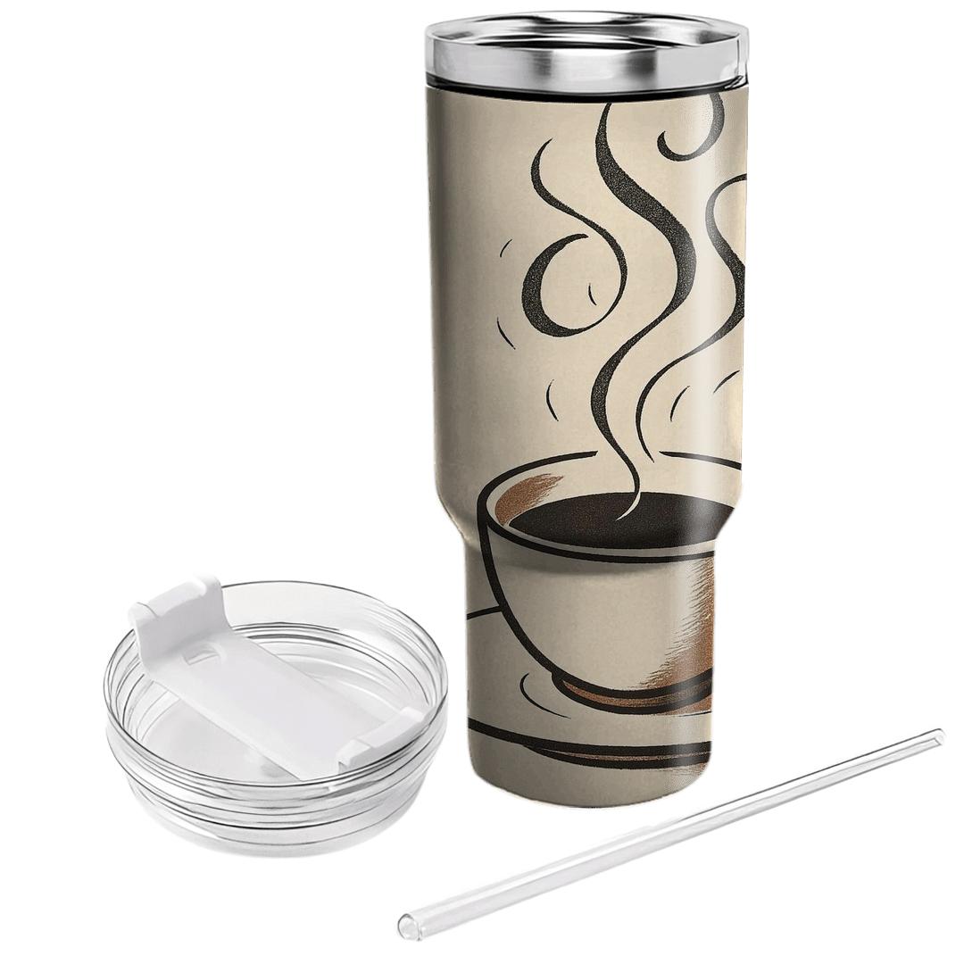 Kinetic Steam Calligraphy tumblers for gifts
