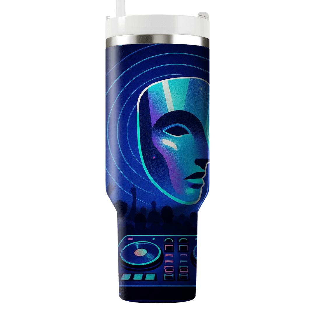 Midnight Rave Hologram Mask travel tumblers
