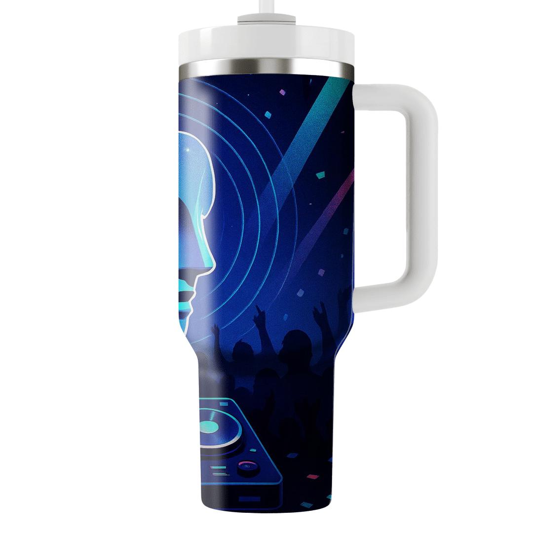Midnight Rave Hologram Mask travel tumblers