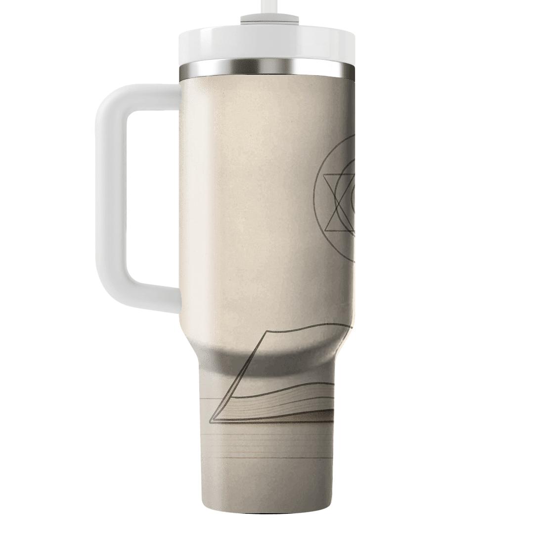 Sanctuary Of The Open Book decorative tumblers