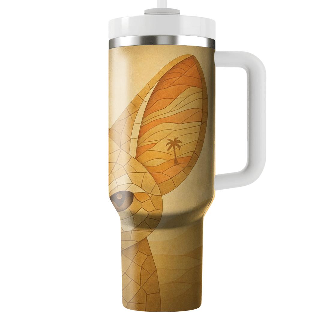 Desert Storm Fennec Mirage Mosaic tumblers for gifts
