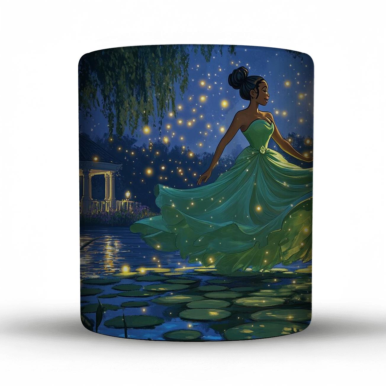 Princess Tiana Firefly Garden Waltz Disney Inspired premium drinkware mugs