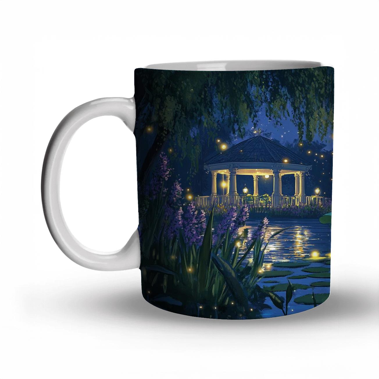 Princess Tiana Firefly Garden Waltz Disney Inspired premium drinkware mugs