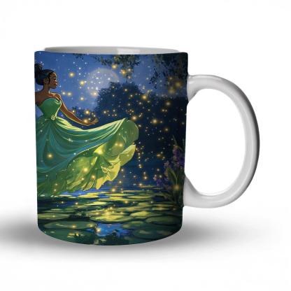 Princess Tiana Firefly Garden Waltz Disney Inspired premium drinkware mugs