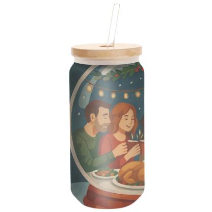 Snowglobe Supper Circle premium crystal drinkware