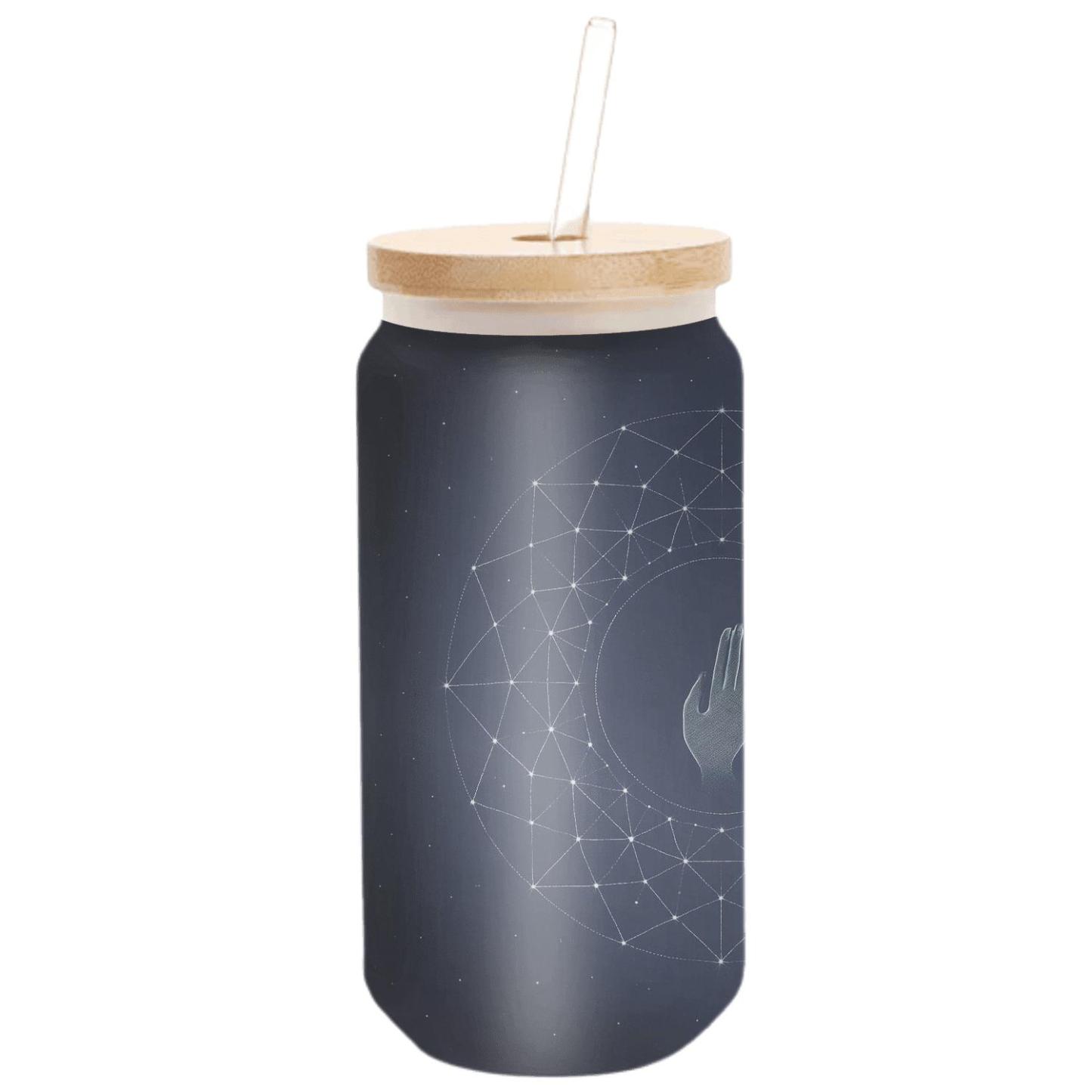 Prayer Constellation Mandala textured glass