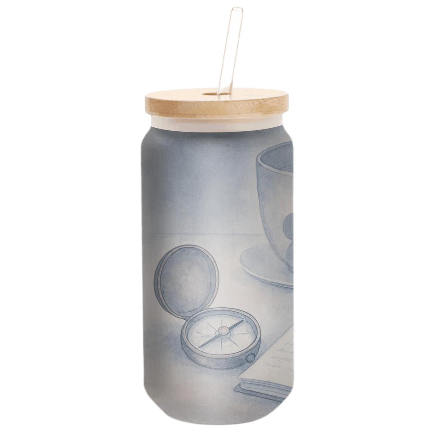 The Compass Heart A Mothers Quiet North custom engraved glassware