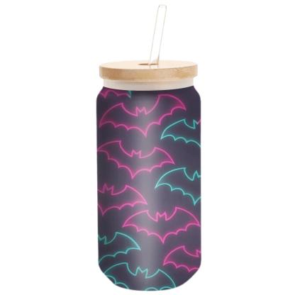 Neon Carnival Bat Mirror Scatter insulated glass vessels