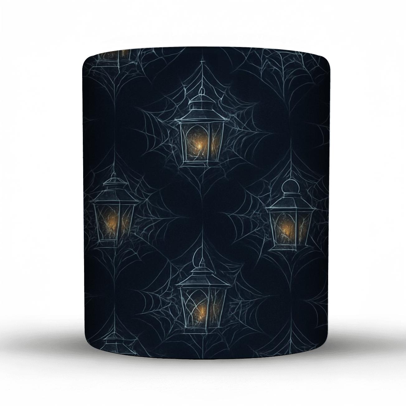 Glow Edge Lantern Cobweb Lattice ceramic coffee mugs