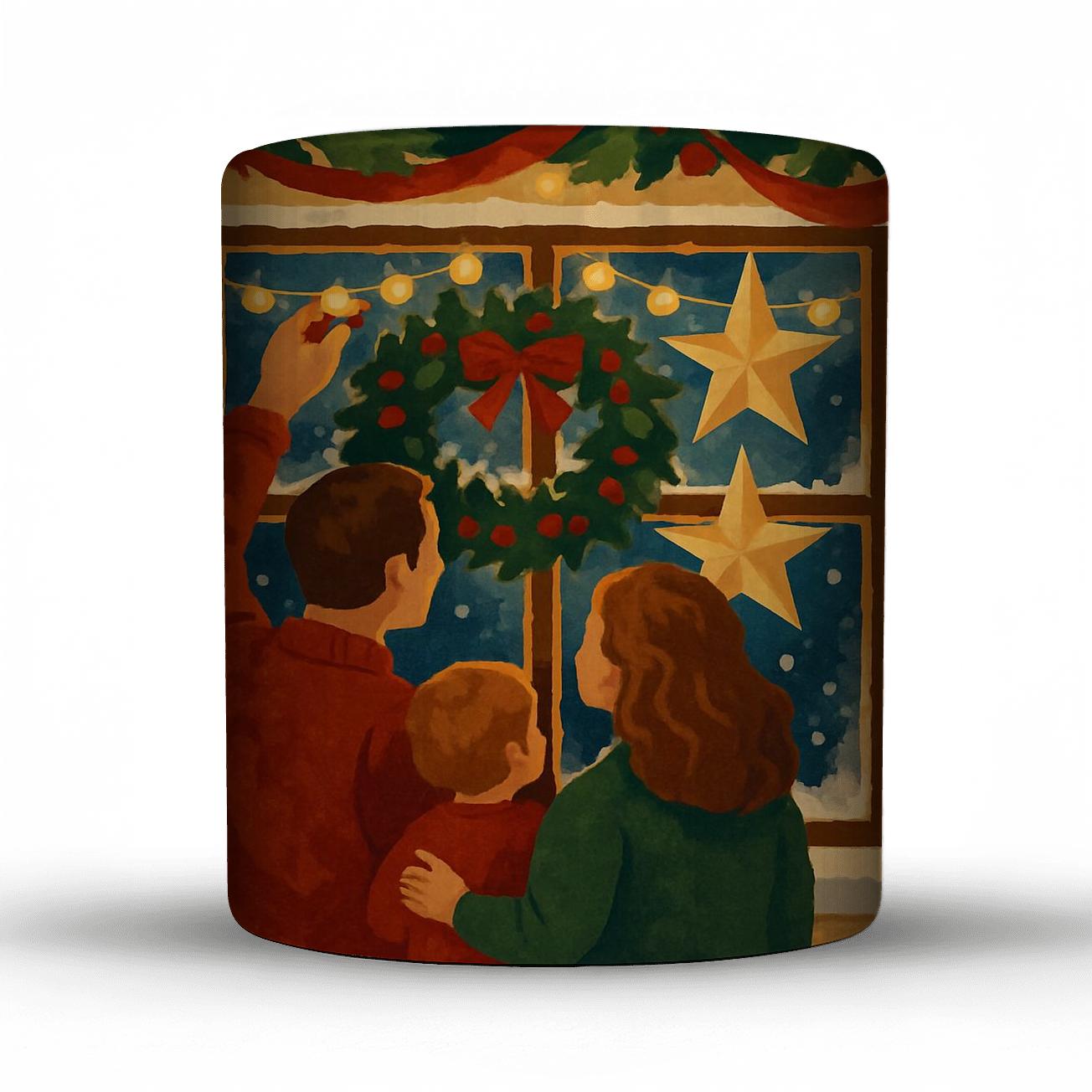 Holly Window Lullaby personalized mugs