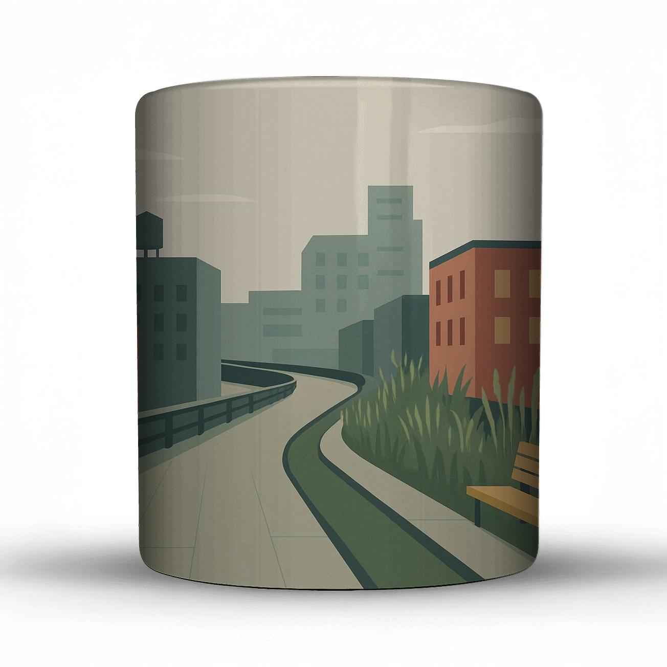 The High Line New York City United States premium drinkware mugs