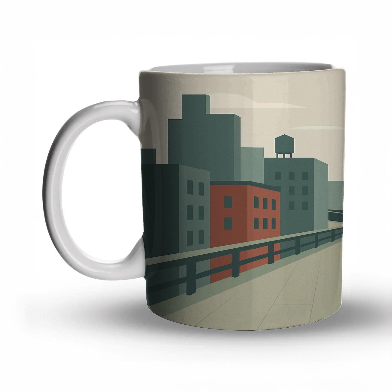 The High Line New York City United States premium drinkware mugs