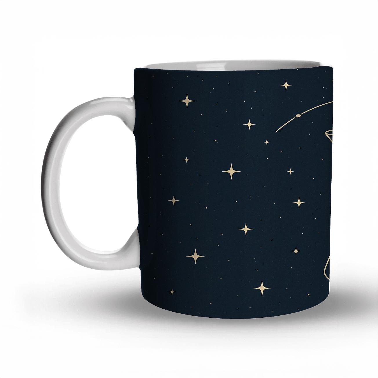 Pour Over Constellation Map novelty coffee mugs