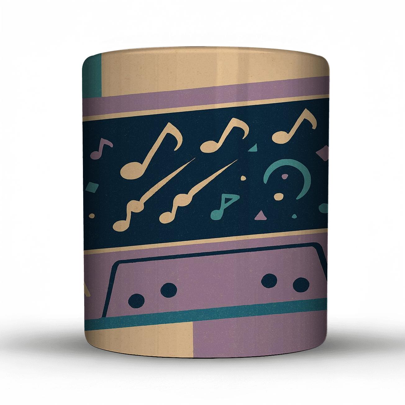 Meteor Shower Mixtape Collage decorative mug sets