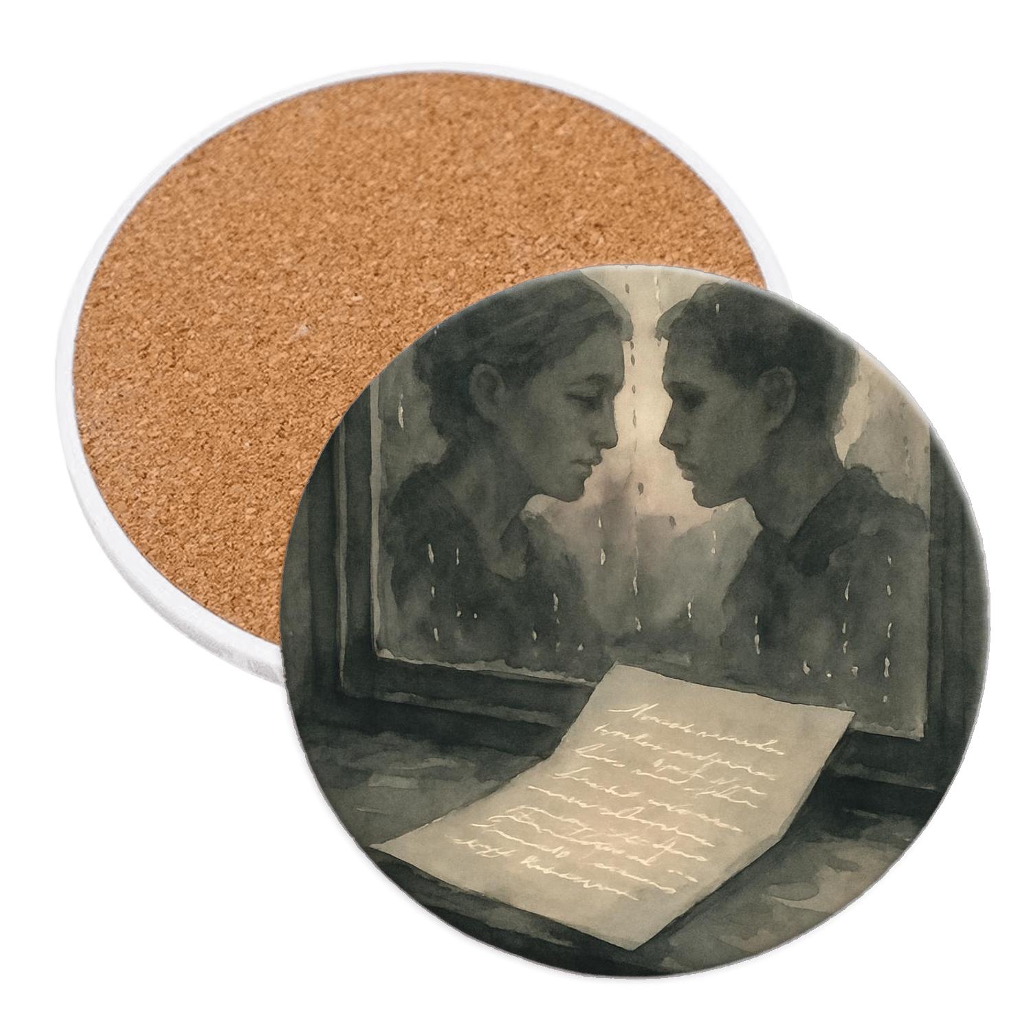 Ink In The Rain A Mothers Words That Refuse To Fade elegant tabletop coasters