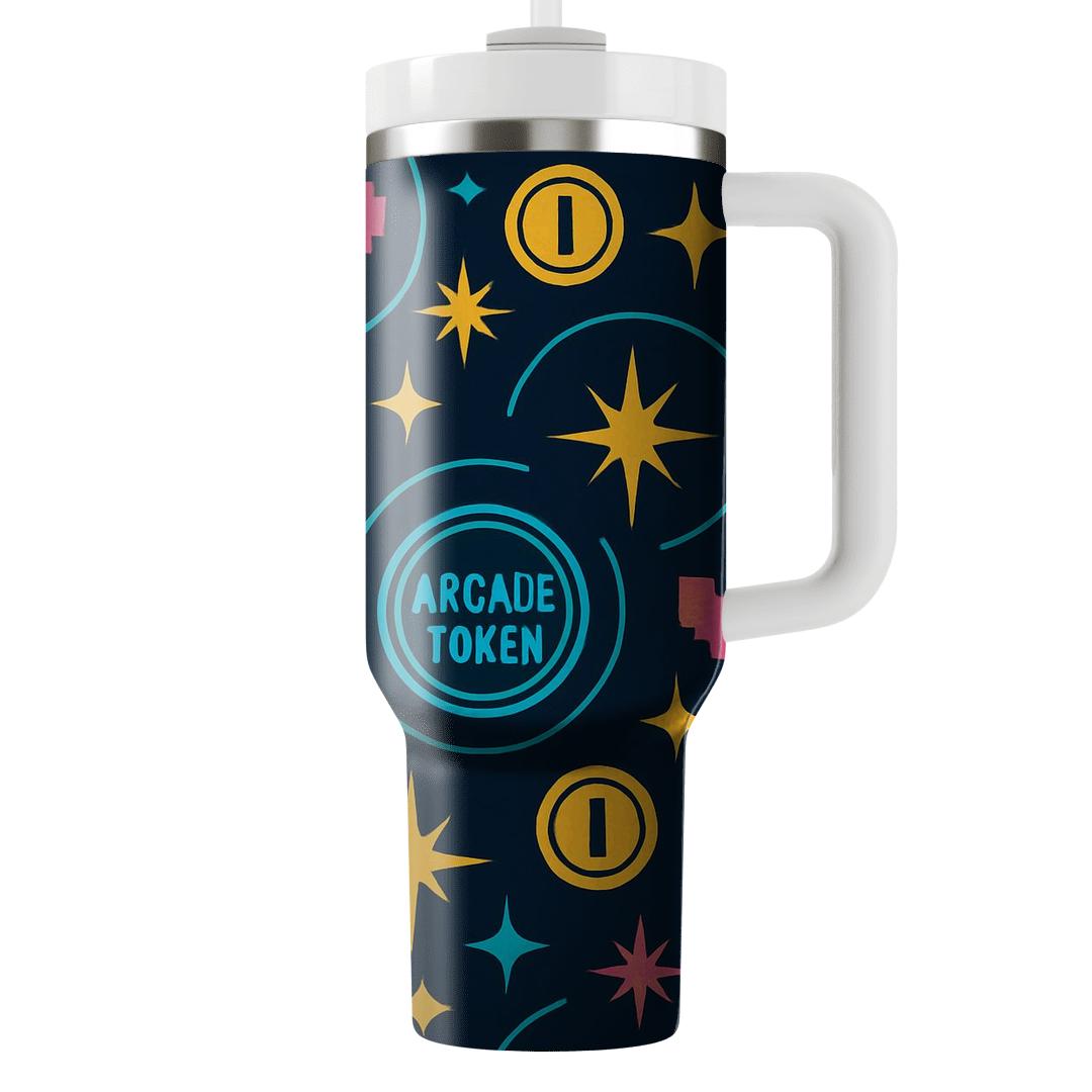 Arcade Token Orbit tumbler cups
