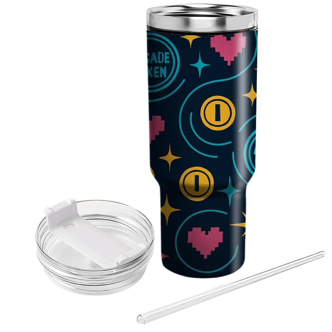Arcade Token Orbit tumbler cups