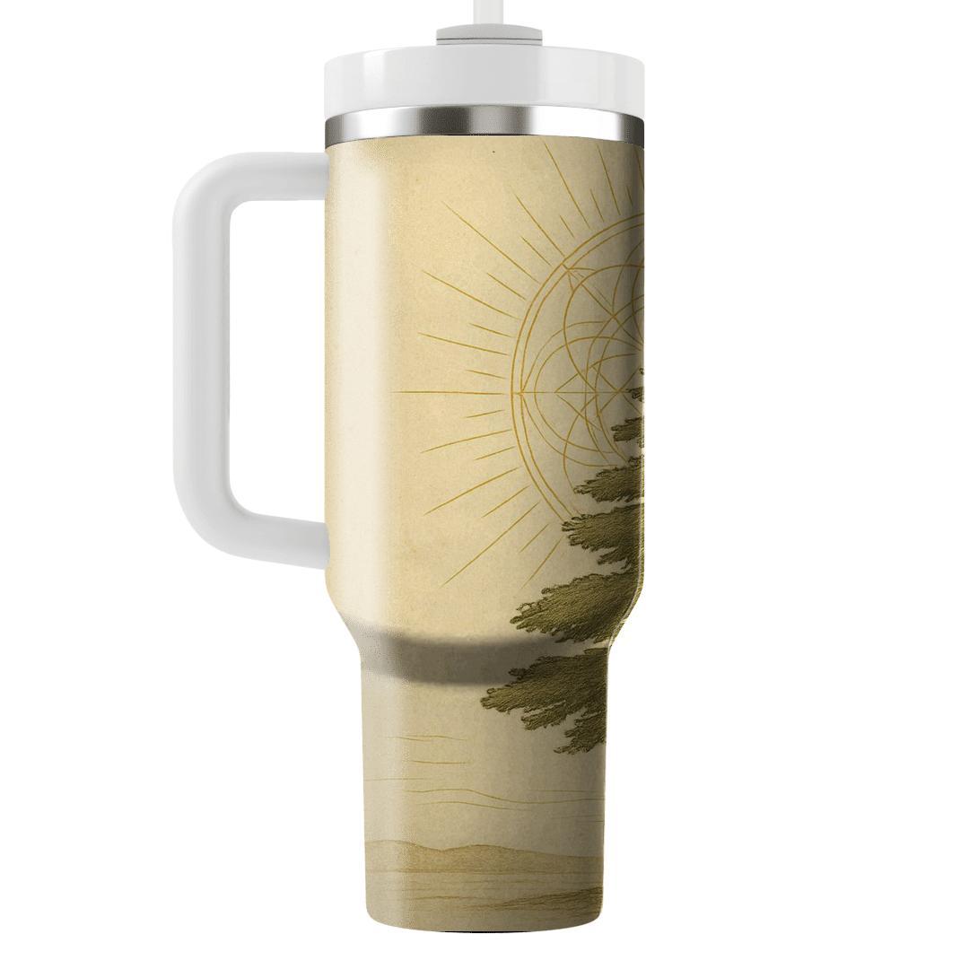 Covenant Of Cedar And Light tumblers with lids