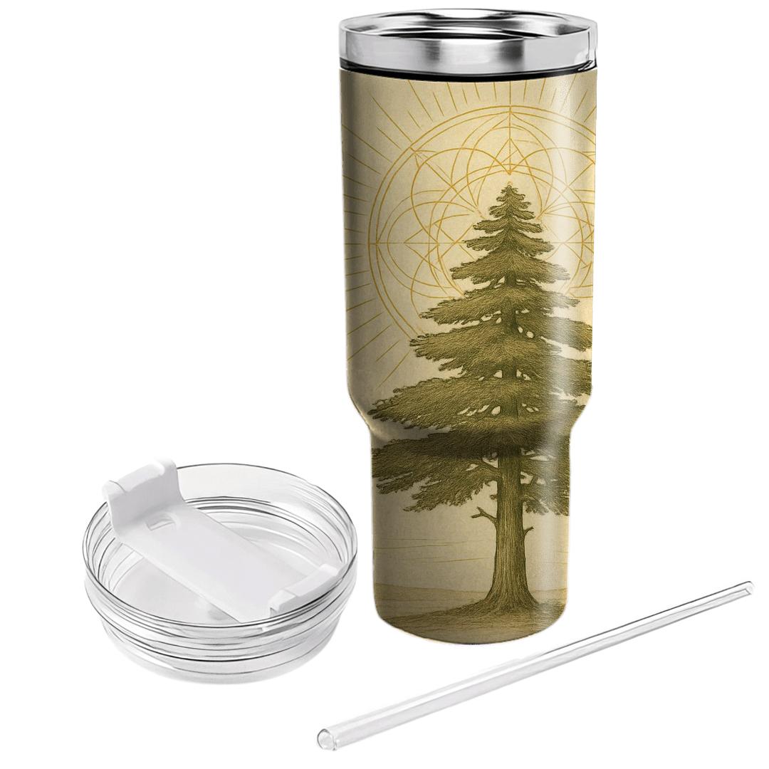 Covenant Of Cedar And Light tumblers with lids
