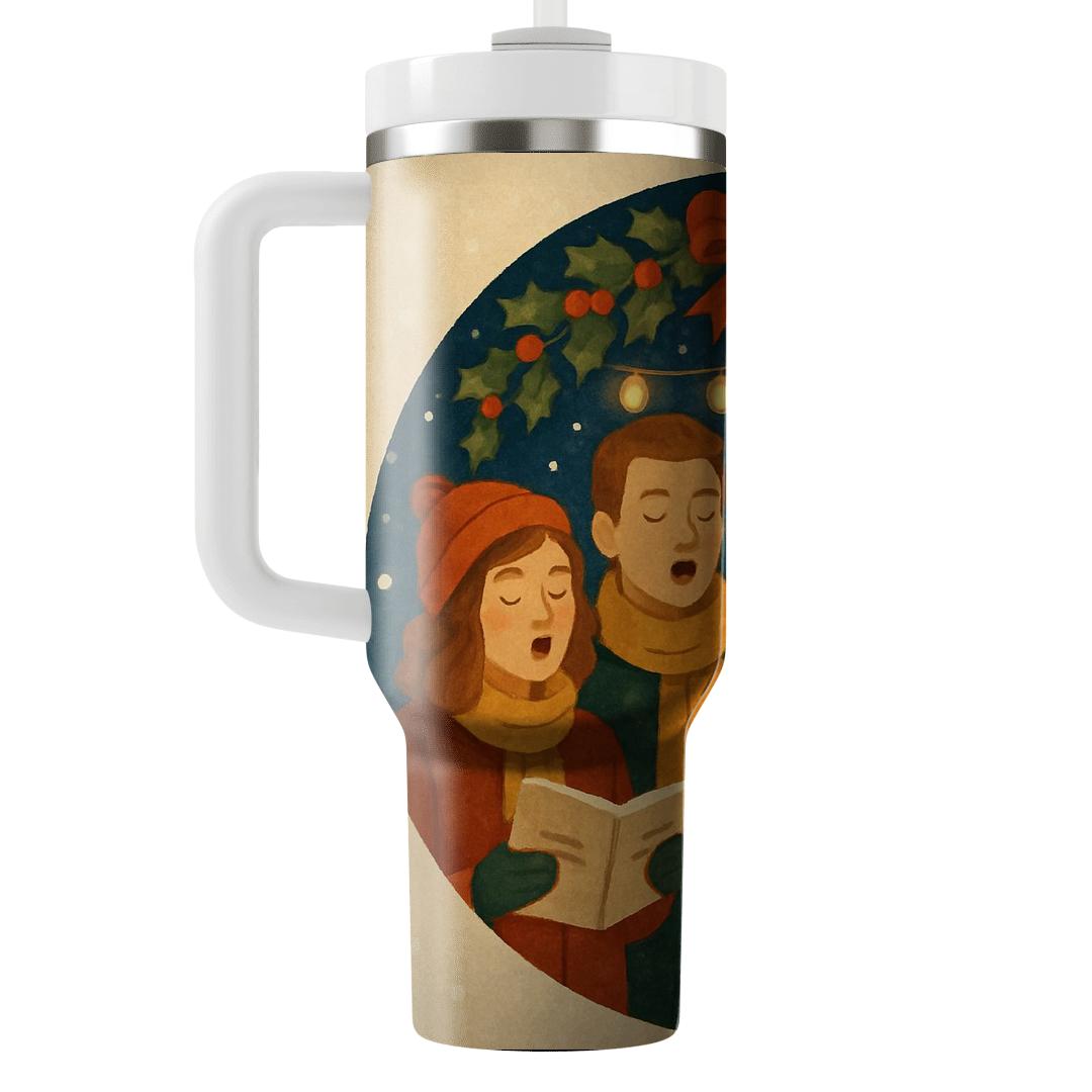 Snowglobe Choir Circle tumbler cups