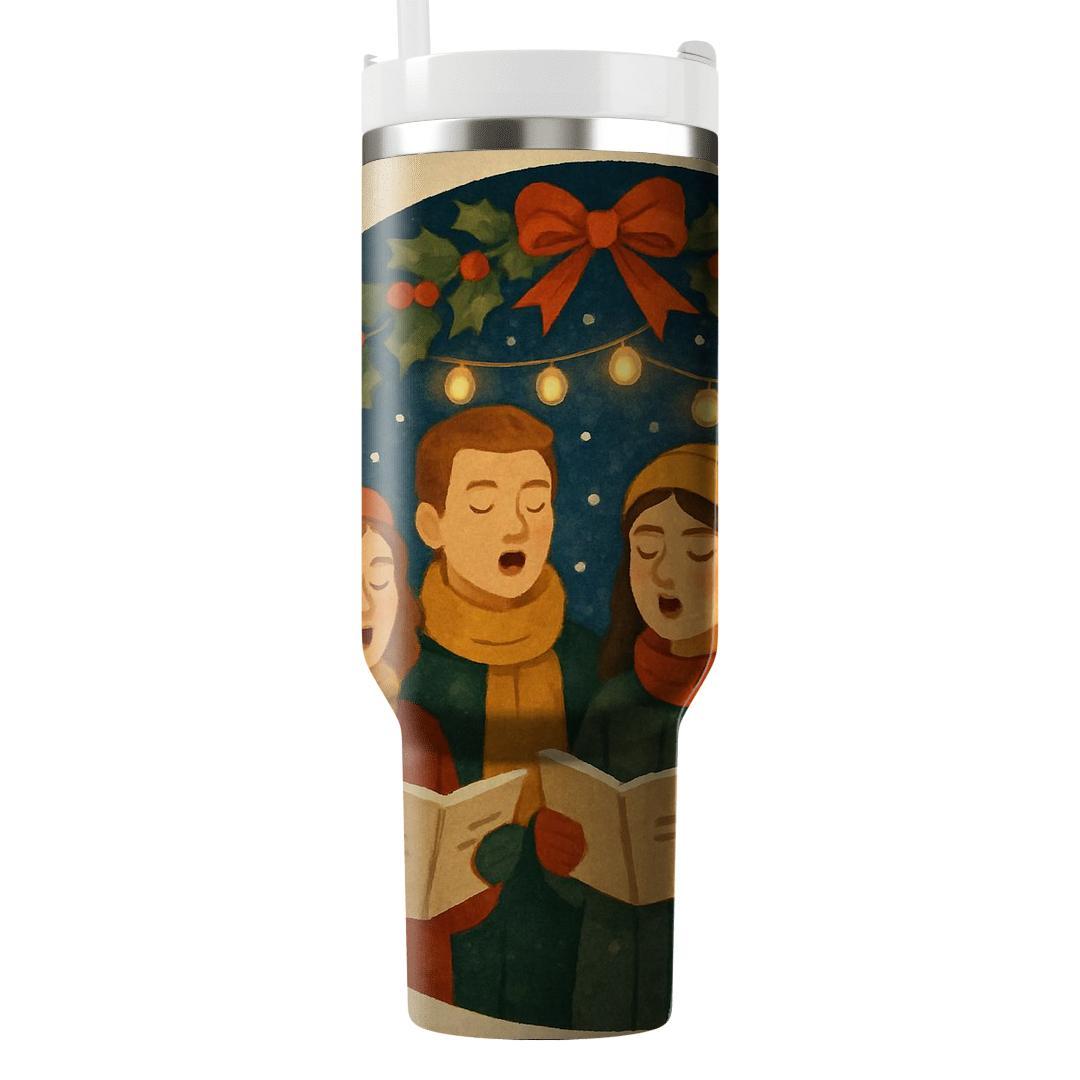Snowglobe Choir Circle tumbler cups