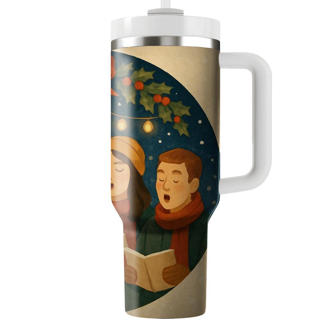 Snowglobe Choir Circle tumbler cups