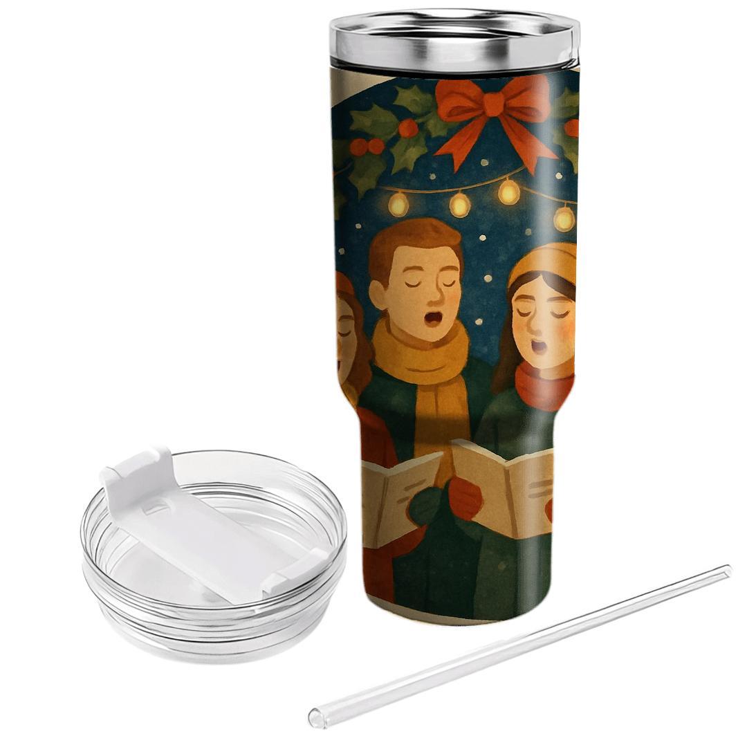 Snowglobe Choir Circle tumbler cups