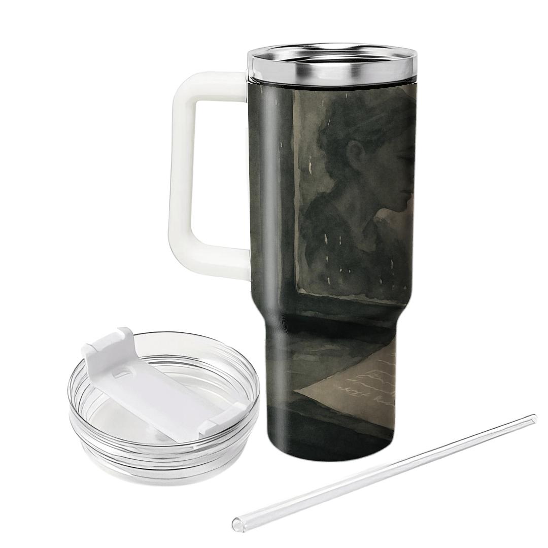 Ink In The Rain A Mothers Words That Refuse To Fade personalized tumblers