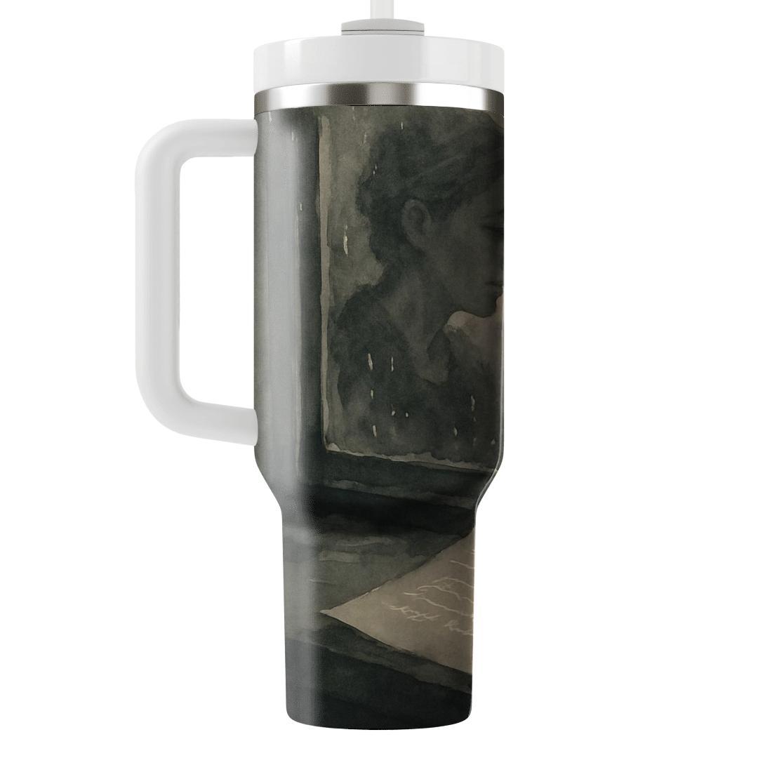 Ink In The Rain A Mothers Words That Refuse To Fade personalized tumblers