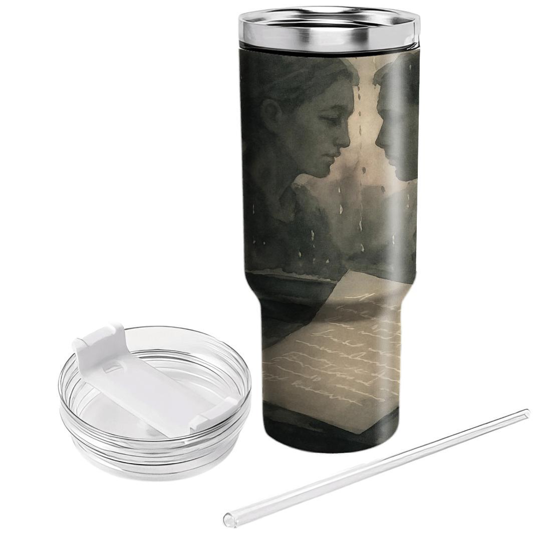 Ink In The Rain A Mothers Words That Refuse To Fade personalized tumblers