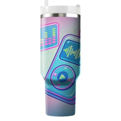 Y2K Cyber Mixtape Interface decorative tumblers