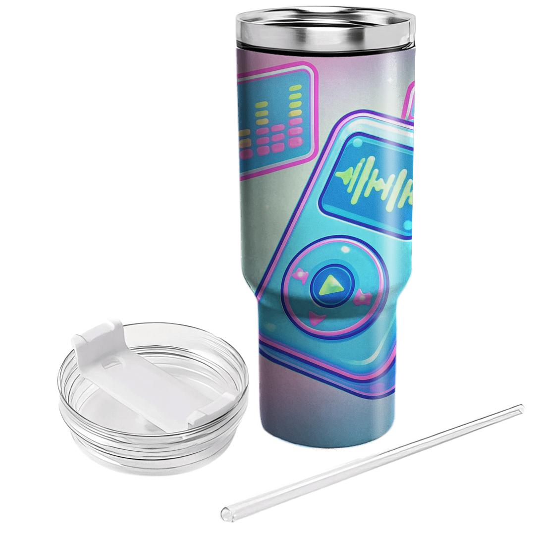 Y2K Cyber Mixtape Interface decorative tumblers