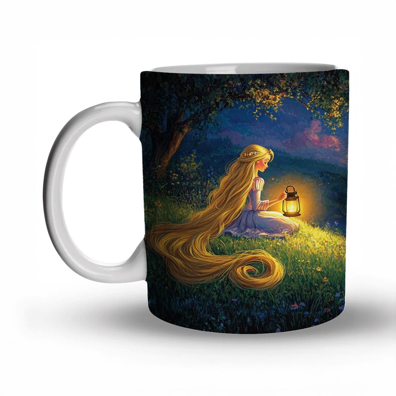Rapunzel Lantern Valley Starglow insulated thermal mugs