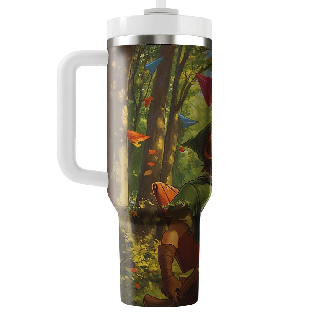 Robin Hood Forest Kite Festival Day tumblers with lids