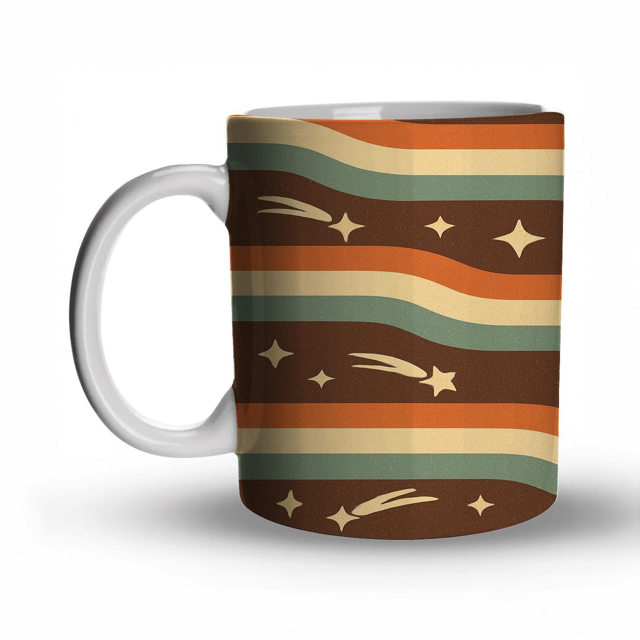 Cassette Comet Stripe Parade premium drinkware mugs