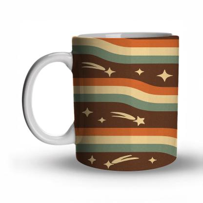Cassette Comet Stripe Parade premium drinkware mugs