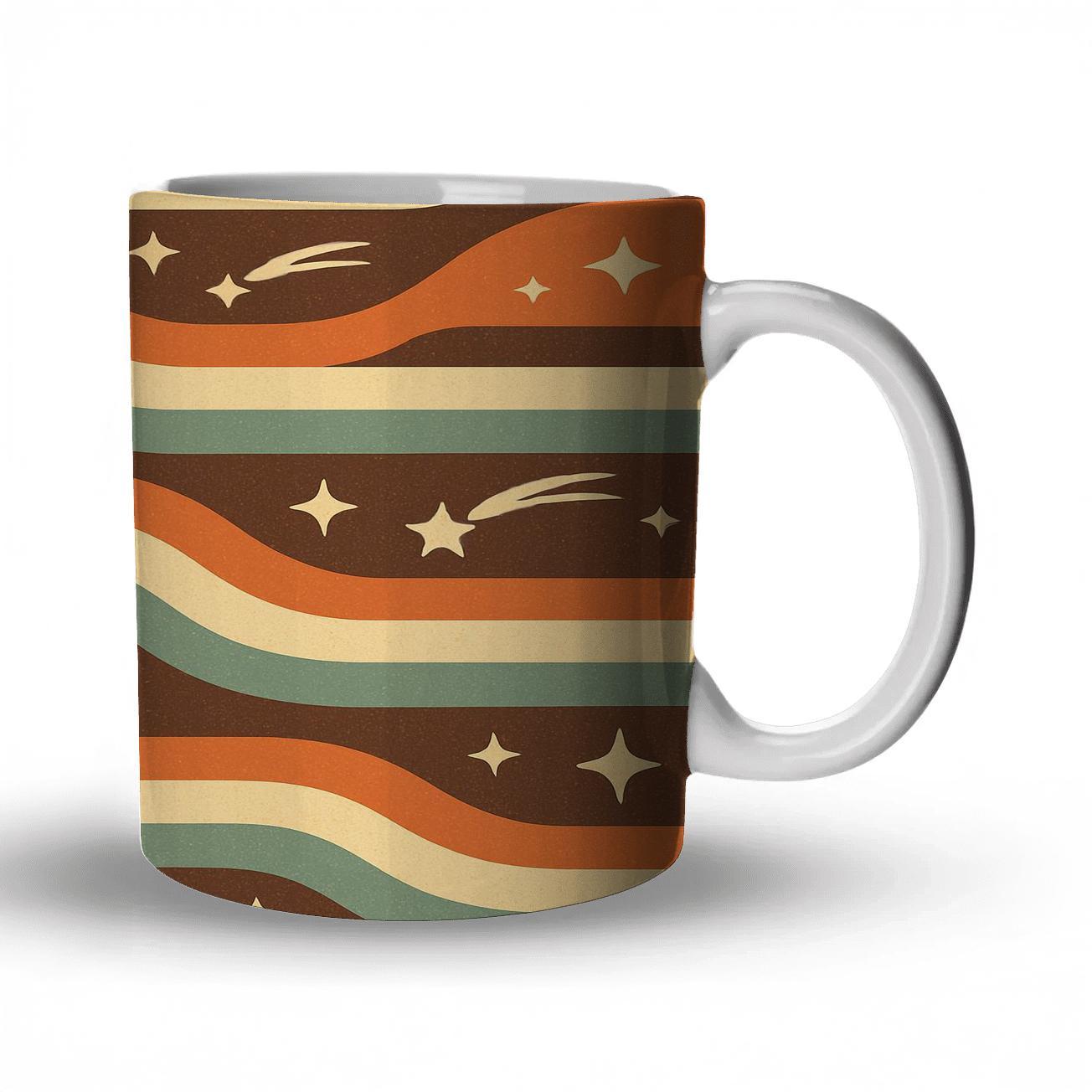 Cassette Comet Stripe Parade premium drinkware mugs