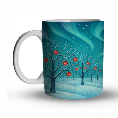 Winter Aurora Orchard gift mugs for occasions