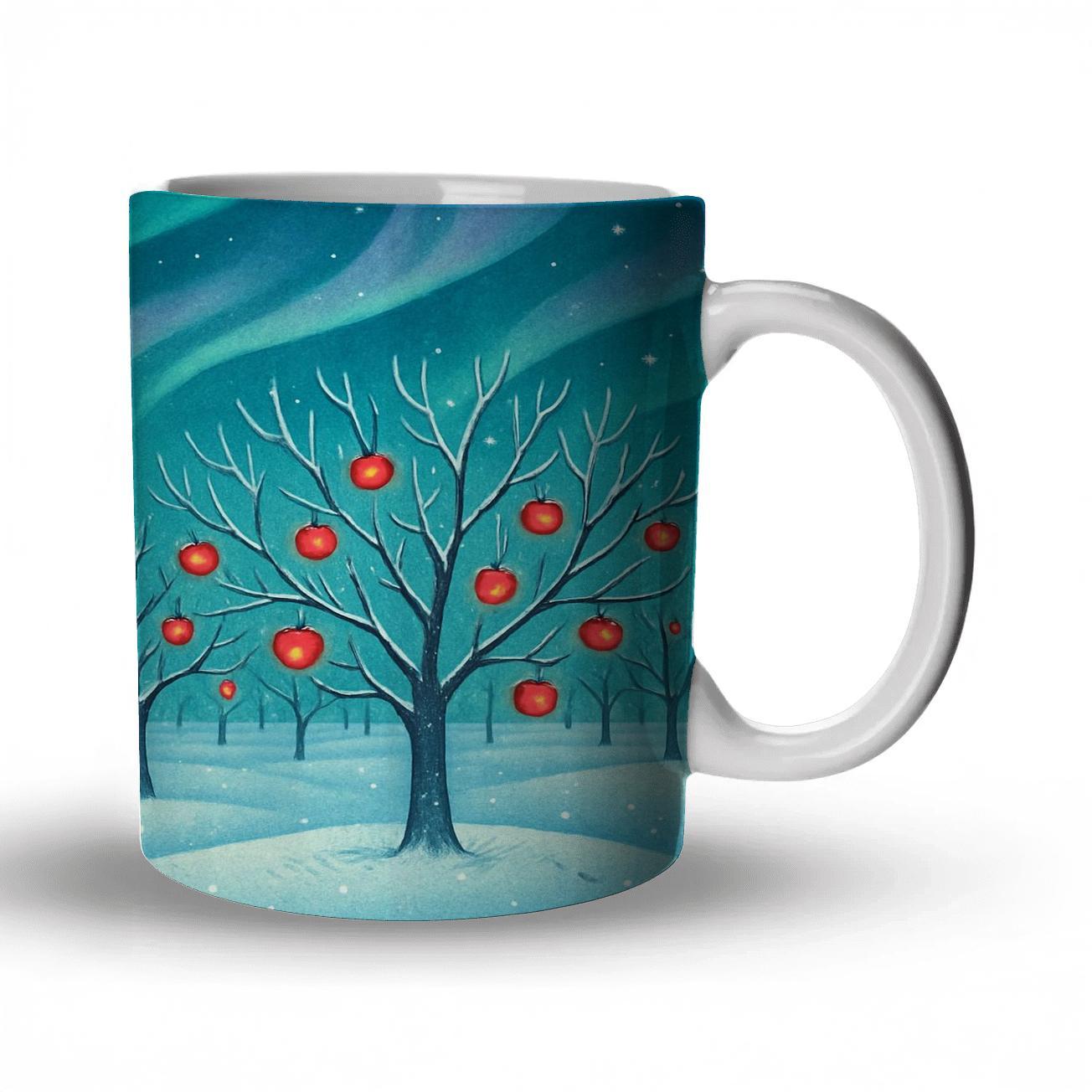 Winter Aurora Orchard gift mugs for occasions