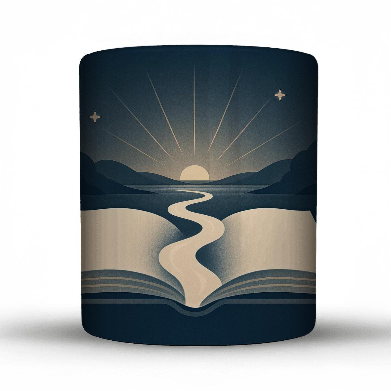 Still Waters Psalm Reflection ceramic coffee mugs