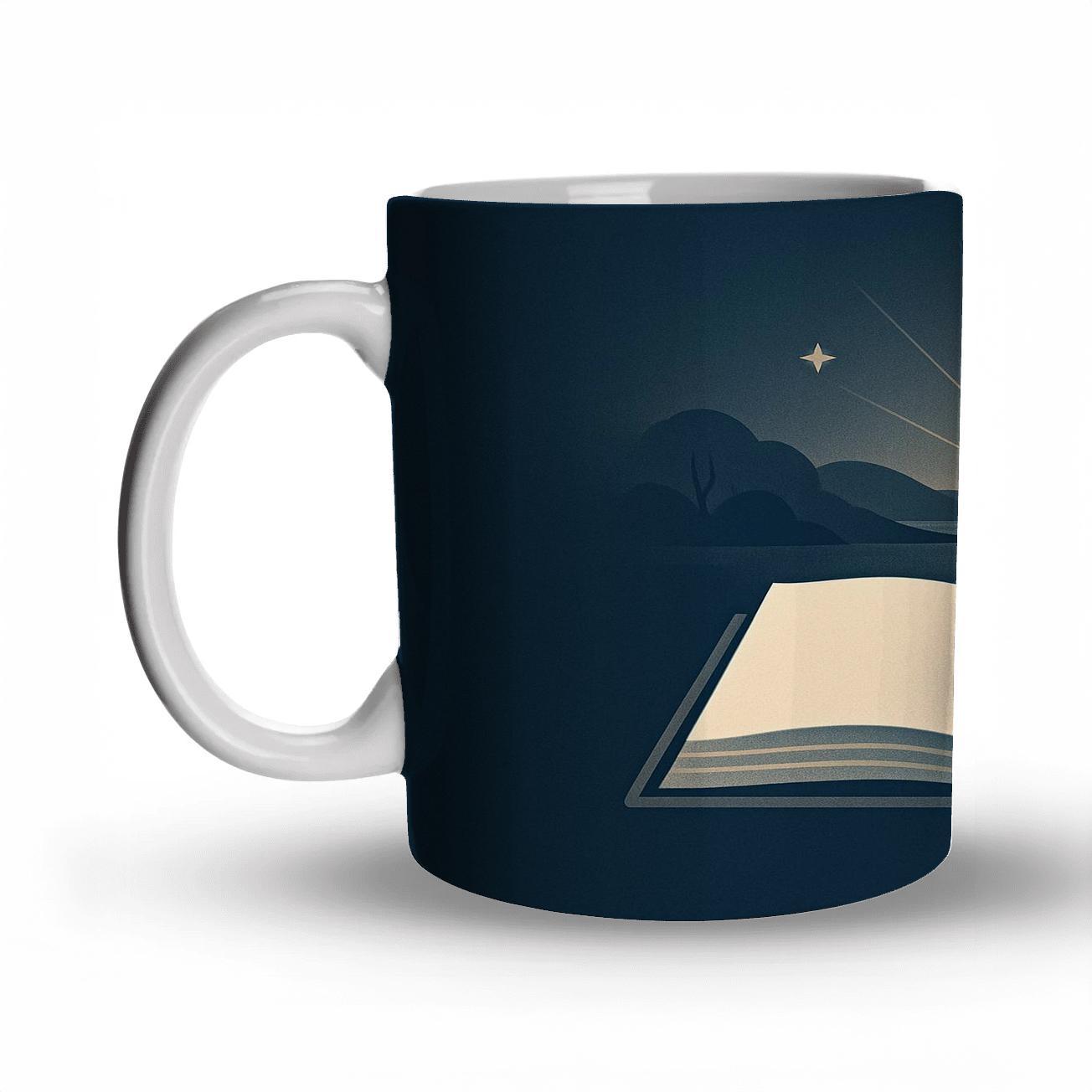 Still Waters Psalm Reflection ceramic coffee mugs