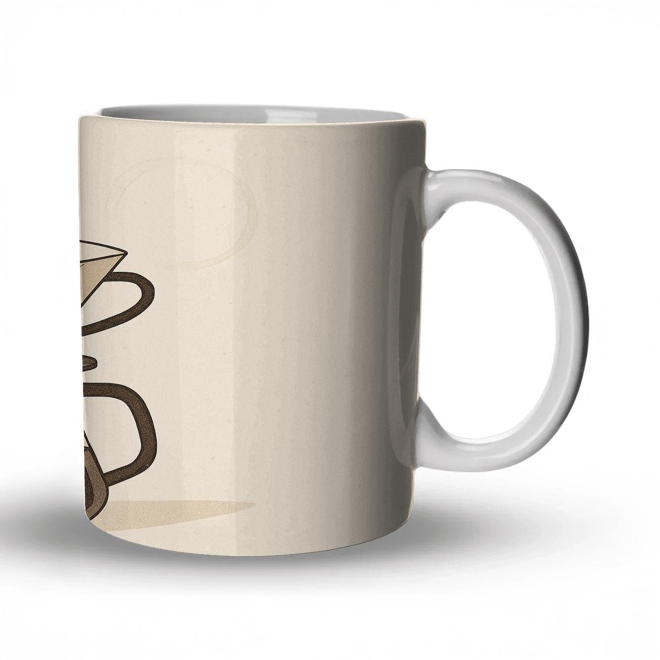 Origami Pour Over Calm gift mugs for occasions