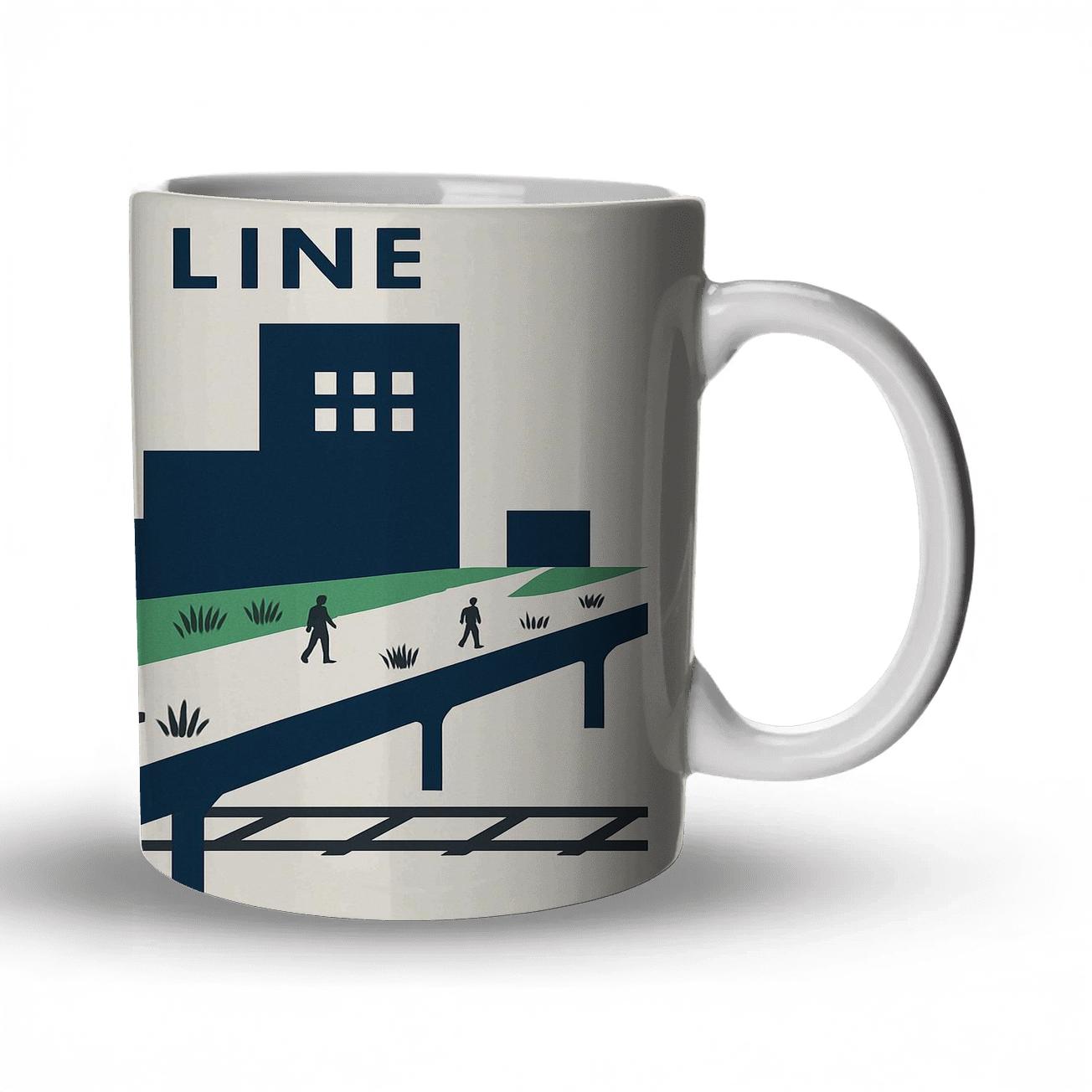 The High Line New York City United States personalized mugs