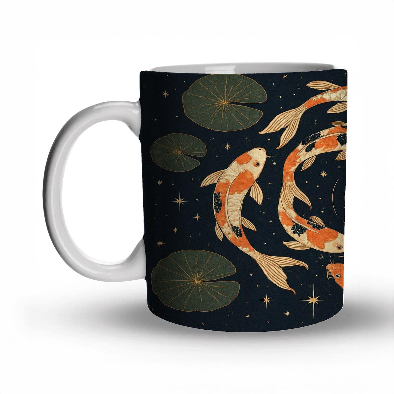 Koi Constellation Garden insulated thermal mugs